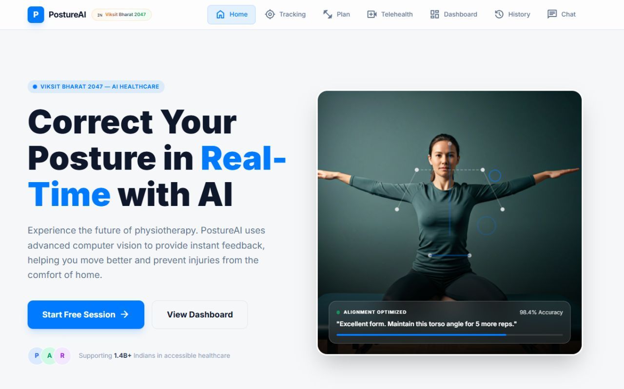 PostureAI — Privacy-First Physiotherapy Platform